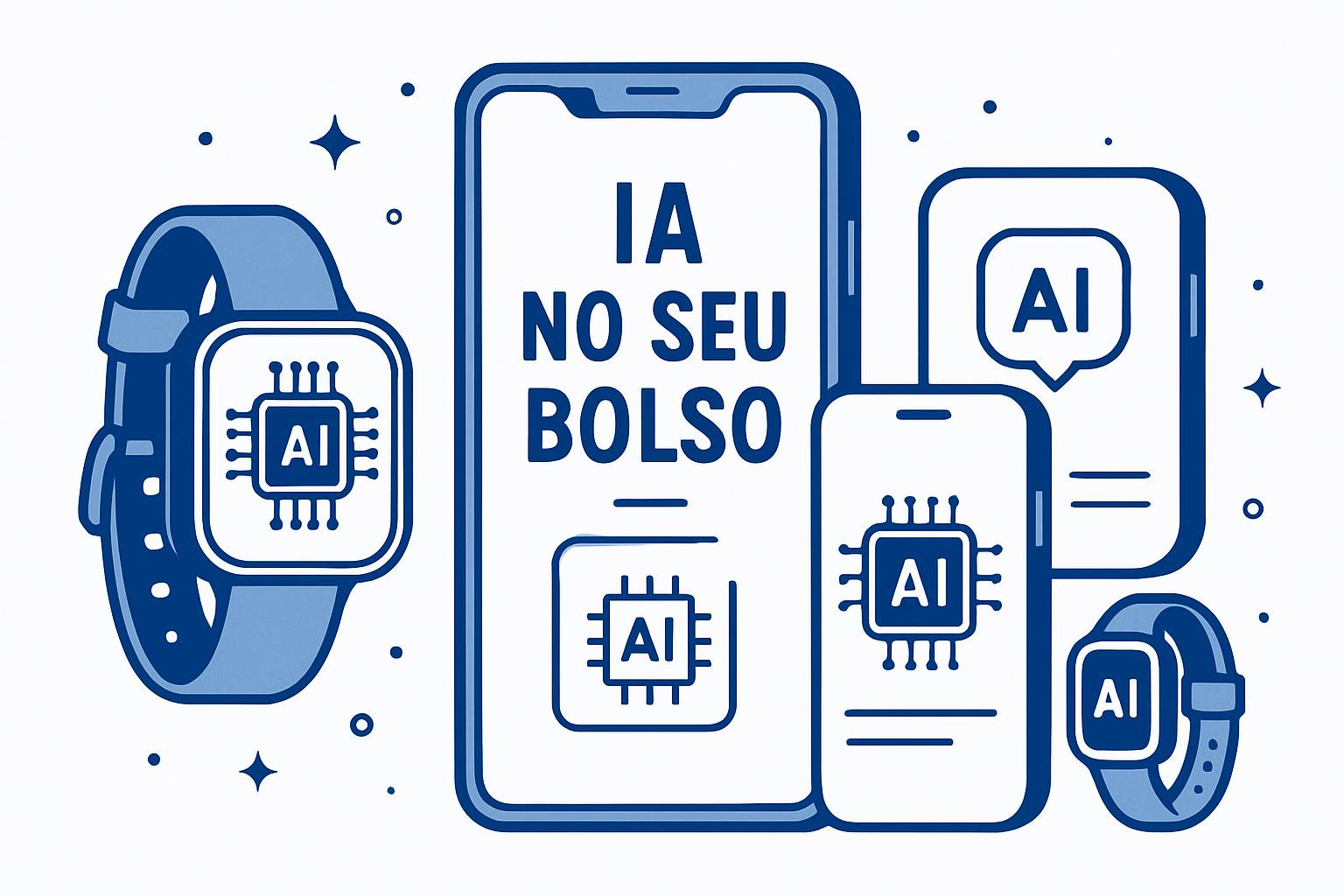 Modelos de Linguagem Pequena (SLMs) trazem o poder da IA para dispositivos móveis e wearables, democratizando o acesso à tecnologia avançada.