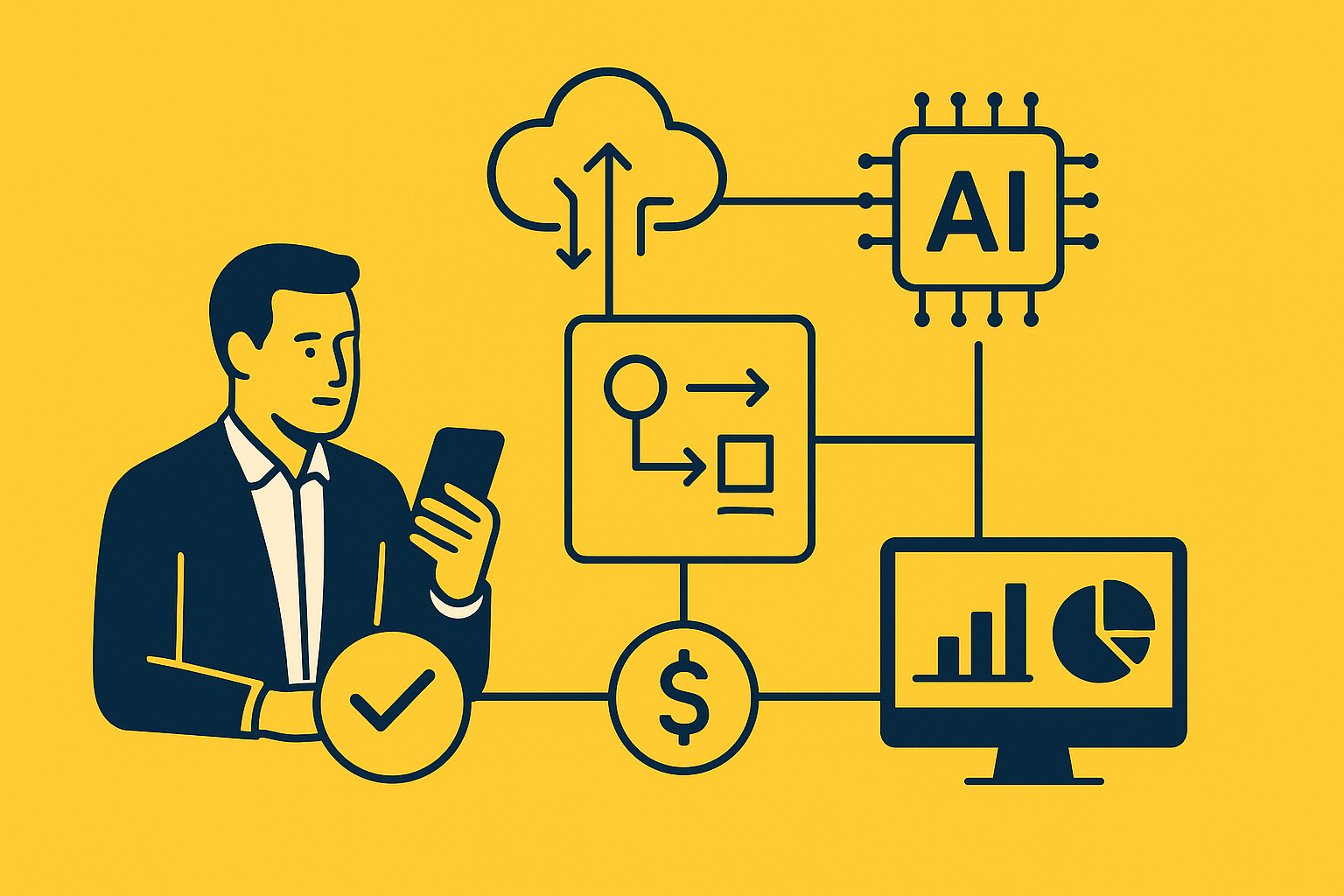 Visão geral do ecossistema Android em 2026 integrando dispositivos, IA e serviços corporativos