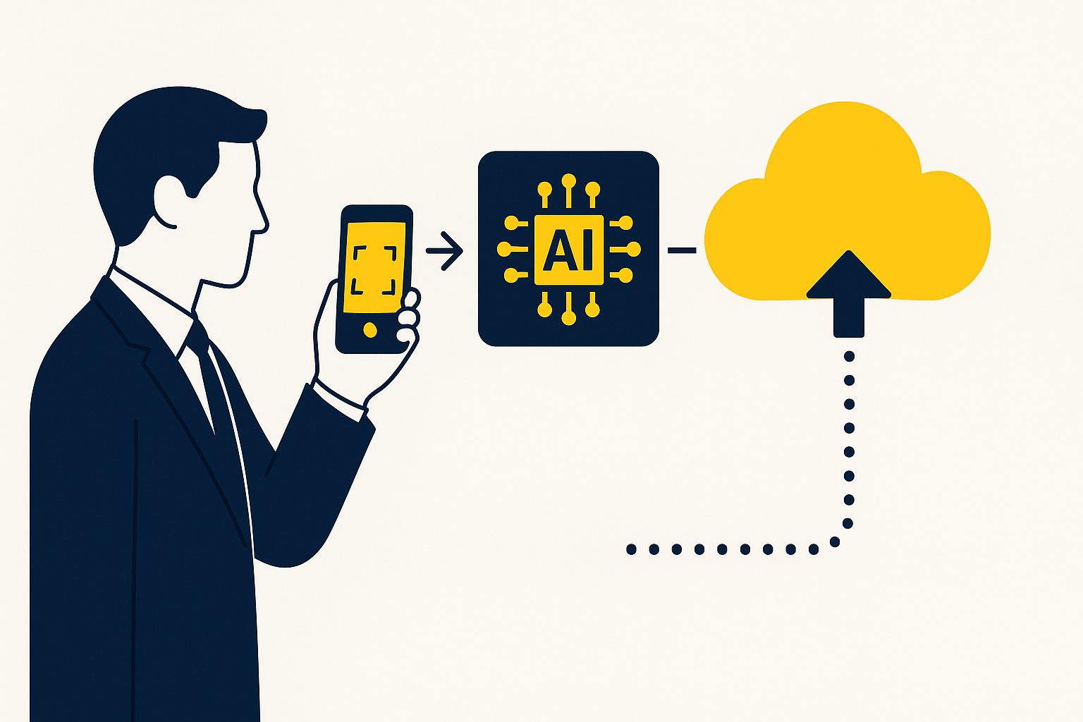 Ilustração do iPhone 17 Pro em destaque, com elementos visuais representando câmera avançada e inteligência artificial embarcada